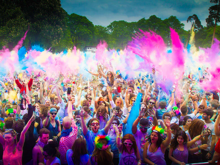 Color festival sales